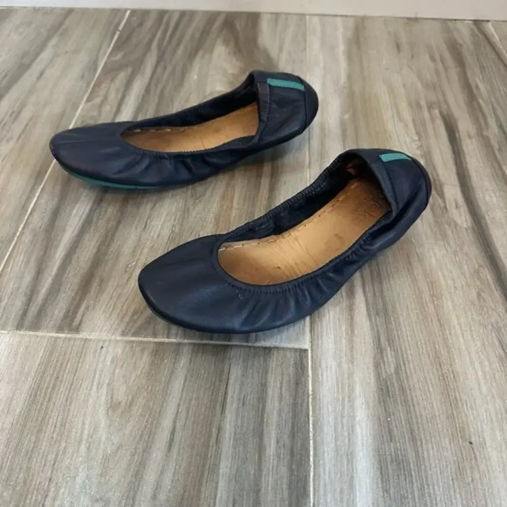 Tieks by Gavrieli Leather Ballet‎ Flats Black  Shoes Womens Size 7 Casual Career